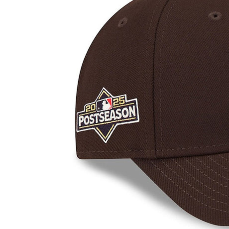 海外取寄 2025 ポストシーズンモデル ニューエラ キャップ 9FORTY M-CROWN サンディエゴ パドレス MLB POSTSEASON SNAPBACK CAP BROWN
