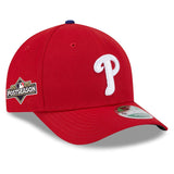 海外取寄 2025 ポストシーズンモデル ニューエラ キャップ 9FORTY M-CROWN フィラデルフィア フィリーズ MLB POSTSEASON SNAPBACK CAP REDff203459764