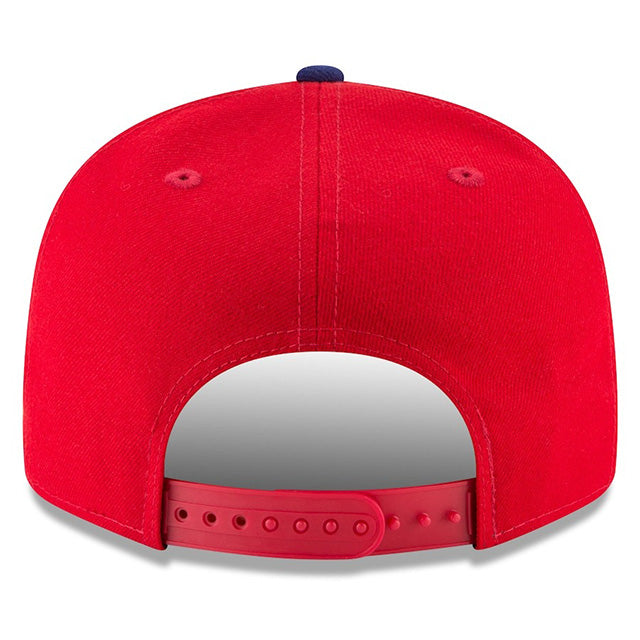 海外取寄 2025 ポストシーズンモデル ニューエラ キャップ 9FIFTY フィラデルフィア フィリーズ MLB POSTSEASON SNAPBACK CAP RED