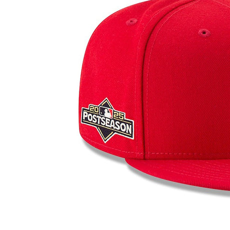 海外取寄 2025 ポストシーズンモデル ニューエラ キャップ 9FIFTY フィラデルフィア フィリーズ MLB POSTSEASON SNAPBACK CAP RED