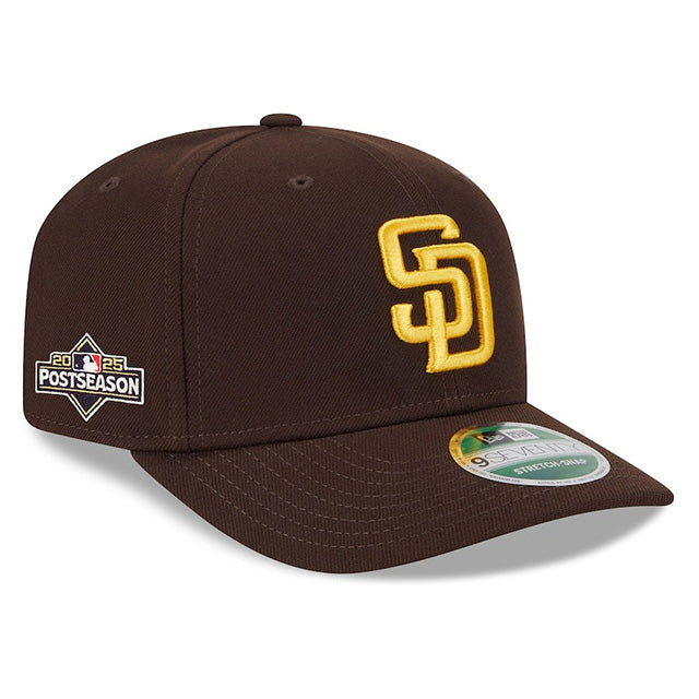 海外取寄 2025 ポストシーズンモデル ニューエラ キャップ 9SEVENTY サンディエゴ パドレス MLB POSTSEASON SNAPBACK CAP BROWN