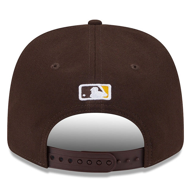 海外取寄 2025 ポストシーズンモデル ニューエラ キャップ 9SEVENTY サンディエゴ パドレス MLB POSTSEASON SNAPBACK CAP BROWN