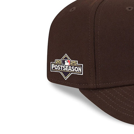 海外取寄 2025 ポストシーズンモデル ニューエラ キャップ 9SEVENTY サンディエゴ パドレス MLB POSTSEASON SNAPBACK CAP BROWN