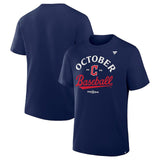 2025 ポストシーズンモデル 海外取寄 Tシャツ クリーブランド ガーディアンズ MLB 2025 POSTSEASON LOCKER ROOM T-SHIRTS NAVY FANATICS BRAND CLEVELAND GUARDIANS
