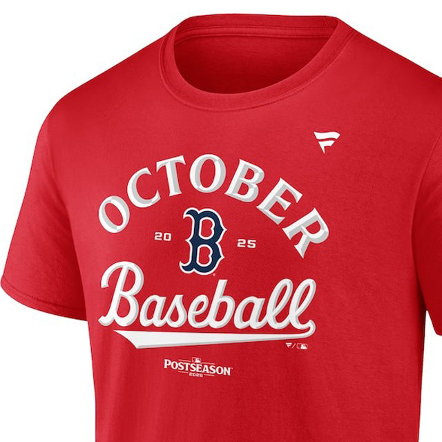 2025 ポストシーズンモデル 海外取寄 Tシャツ ボストン レッドソックス MLB 2025 POSTSEASON LOCKER ROOM T-SHIRTS RED FANATICS BRAND BOSTON REDSOX