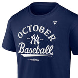 2025 ポストシーズンモデル 海外取寄 Tシャツ ニューヨーク ヤンキース MLB 2025 POSTSEASON LOCKER ROOM T-SHIRTS NAVY FANATICS BRAND NEWYORK YANKEES
