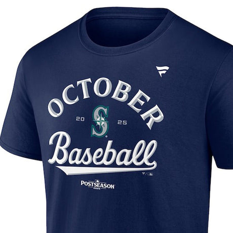 2025 ポストシーズンモデル 海外取寄 Tシャツ シアトル マリナーズ MLB 2025 POSTSEASON LOCKER ROOM T-SHIRTS NAVY FANATICS BRAND SEATTLE MARINERS