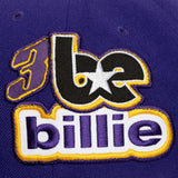 ミッチェル&ネス×ビリーアイリッシュ 海外取寄 ロサンゼルス レイカーズ HARDWOOD CLASSICS PATCH SNAPBACK CAP PURPLE LIMITED EDITION