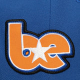ミッチェル&ネス×ビリーアイリッシュ 海外取寄 ニューヨーク ニックス HARDWOOD CLASSICS PATCH SNAPBACK CAP BLUE LIMITED EDITION