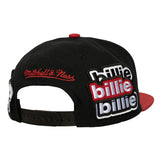 ミッチェル&ネス×ビリーアイリッシュ 海外取寄 フィラデルフィア 76ERS HARDWOOD CLASSICS PATCH SNAPBACK CAP BLACK LIMITED EDITION