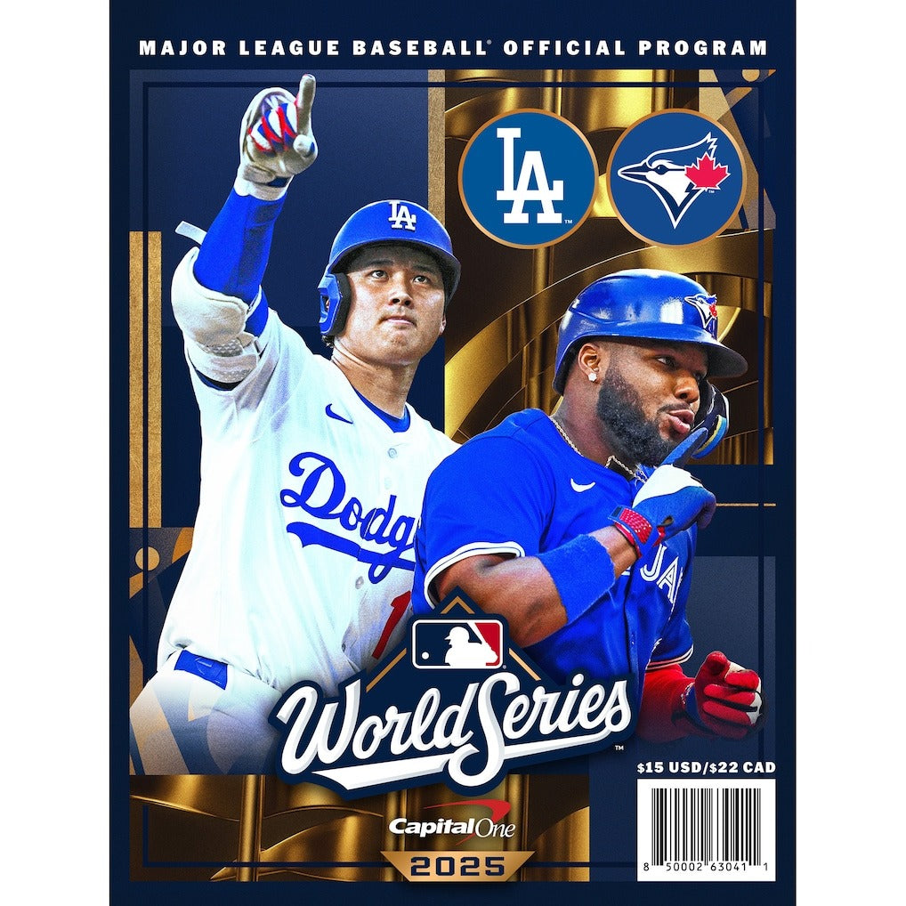 海外取寄 2025 ワールドシリーズ MATCHUP PROGRAM ロサンゼルス ドジャース vs トロント ブルージェイズ