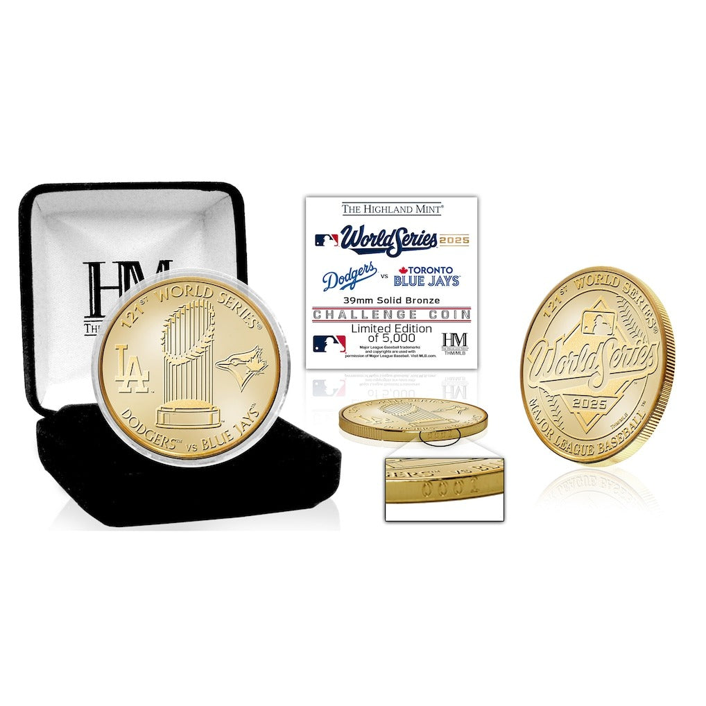 2025 ワールドシリーズ 海外取寄 記念コイン ロサンゼルス ドジャース トロント ブルージェイズ HIGHLAND MINT