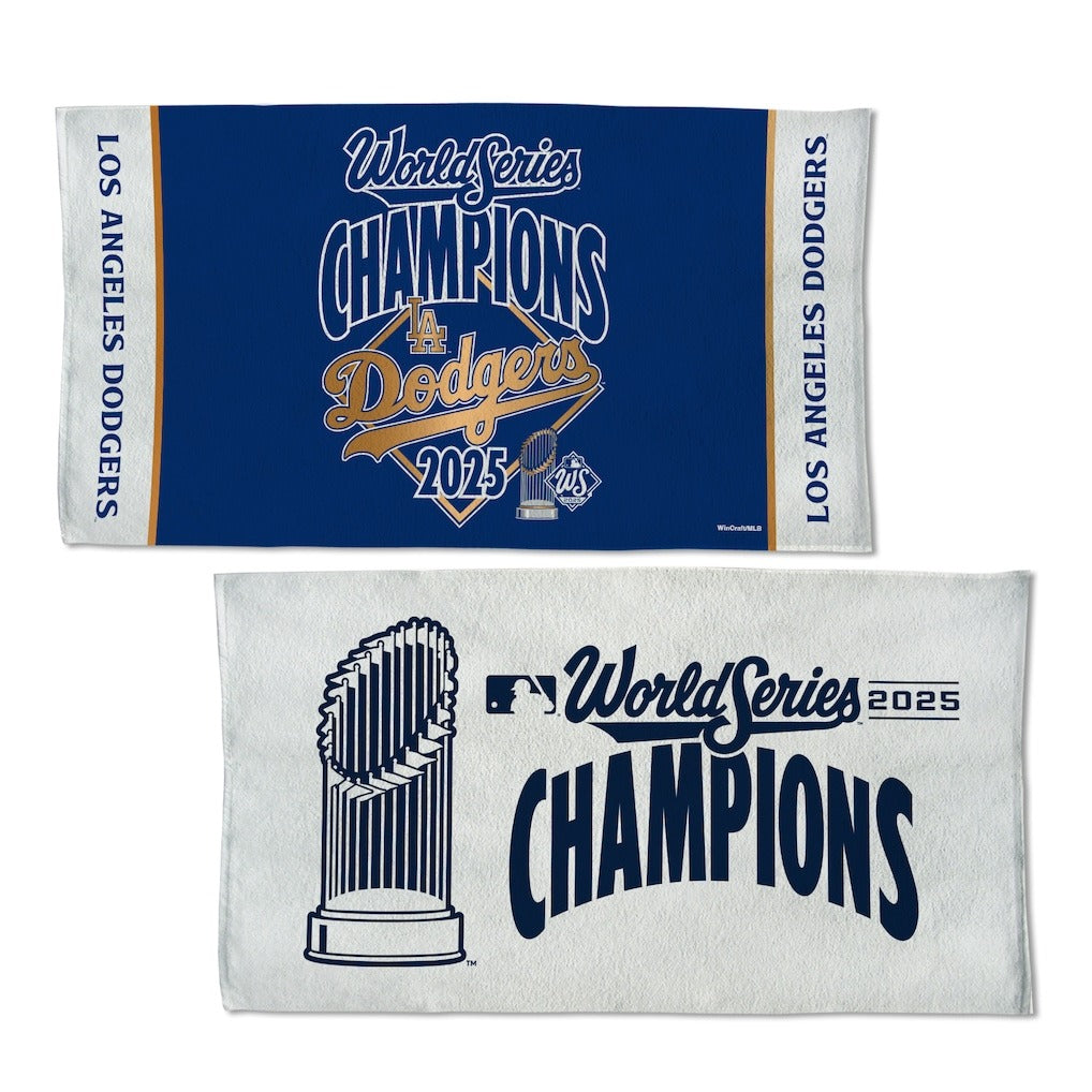 2025 ワールドシリーズチャンピオン 海外取寄 記念タオル ロサンゼルス ドジャース WINCRAFT 2025 WORLD SERIES CHAMPIONS LOCKER ROOM TOWEL