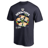 予約販売 Fanatics 日本代表 お茶たてポーズ Tシャツ ネイビー World Baseball Classic 2026 ※お届け予定時期ご確認の上ご購入をお願いします