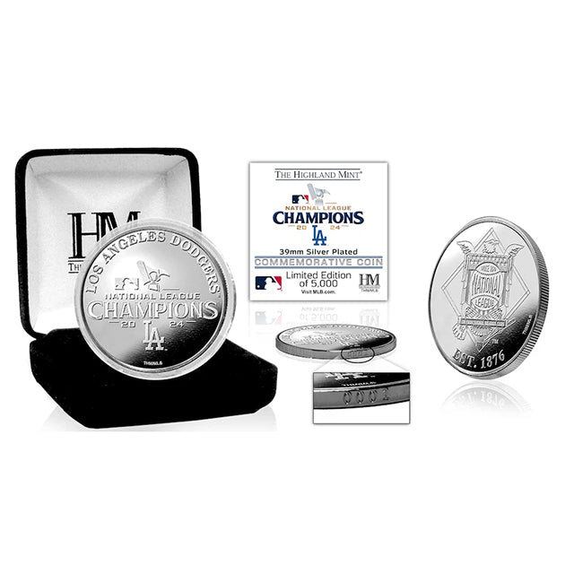 【DODGERS チームフレーム】ハイランドミント製 ロゴコイン&ダートコイン Official Los Angeles Dodgers Collectibles, Dodgers