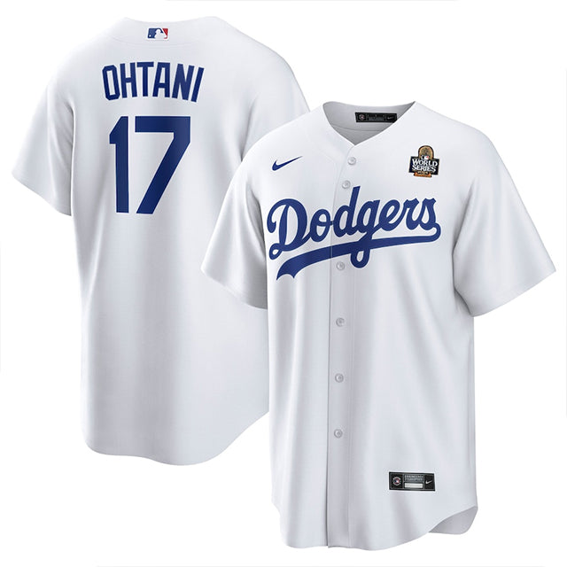 海外取寄 大谷翔平モデル NIKE ワールドシリーズ レプリカユニフォーム 2024 WORLD SERIES HOME REPLICA COOL BASE PLAYER JERSEY WHITE