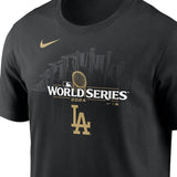 2024 ワールドシリーズモデル 海外取寄 ナイキ Tシャツ ロサンゼルス ドジャース MLB WORLD SERIES TROPHY T-SHIRT BLACK