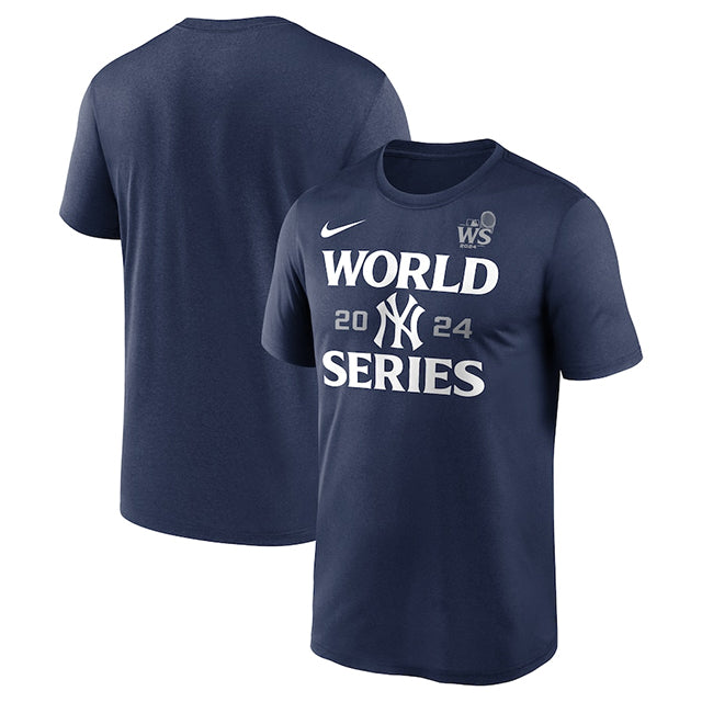 2024 ワールドシリーズモデル 海外取寄 ナイキ Tシャツ ニューヨーク ヤンキース MLB WORLD SERIES AUTHENTIC COLLECTION LEGEND T-SHIRT NAVY