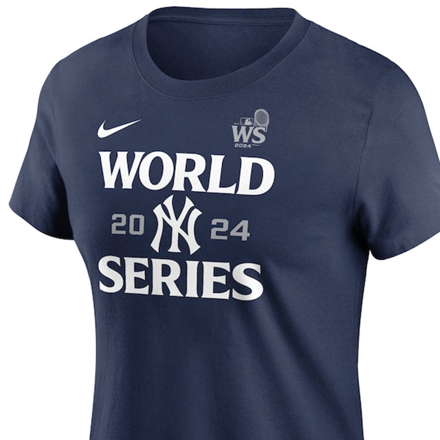 2024 ワールドシリーズモデル 女性用 海外取寄 ナイキ Tシャツ ニューヨーク ヤンキース WOMEN'S MLB WORLD SERIES AUTHENTIC COLLECTION LEGEND T-SHIRT NAVY