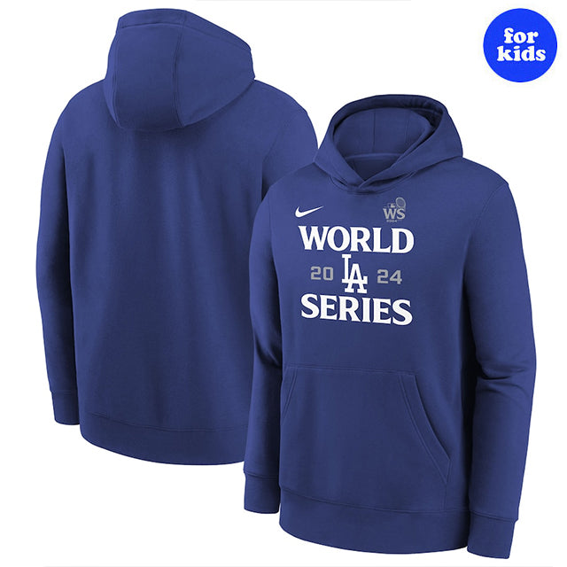 2024 ワールドシリーズモデル 子供用 海外取寄 ナイキ プルオーバーフーディー ロサンゼルス ドジャース YOUTH MLB WORLD SERIES AUTHENTIC COLLECTION LEGEND PULL OVER HOODIE ROYAL