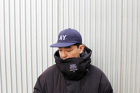 クーパーズタウンボールキャップ ニューヨーク ブラックヤンキース 1936 WOOL SAGE STRAPBACK CAP NAVY
