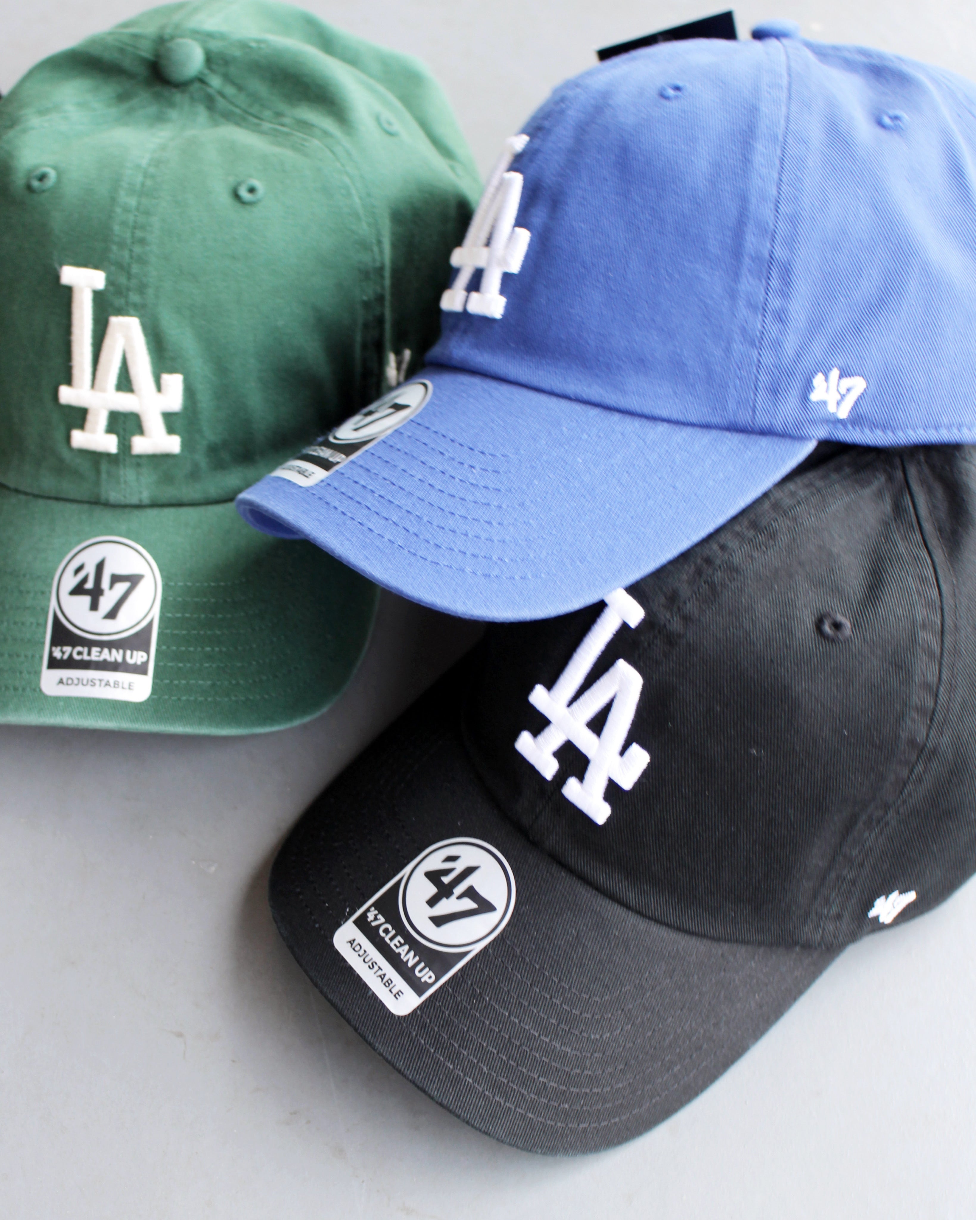 47ブランド キャップ ロサンゼルス ドジャース MLB CLEAN UP BLACK
