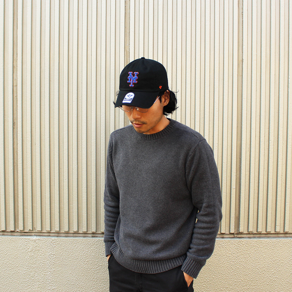 47ブランド キャップ ニューヨーク メッツ MLB CLEAN UP BLACK / 国内