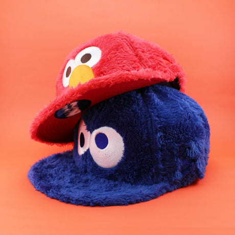 ニューエラ 9FIFTY キャップ セサミストリート COOKIE MONSTER FACE SNAPBACK CAP BLUE