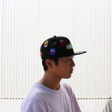 ニューエラ 59FIFTY キャップ セサミストリート ALL-POVER FITTED CAP BLACK