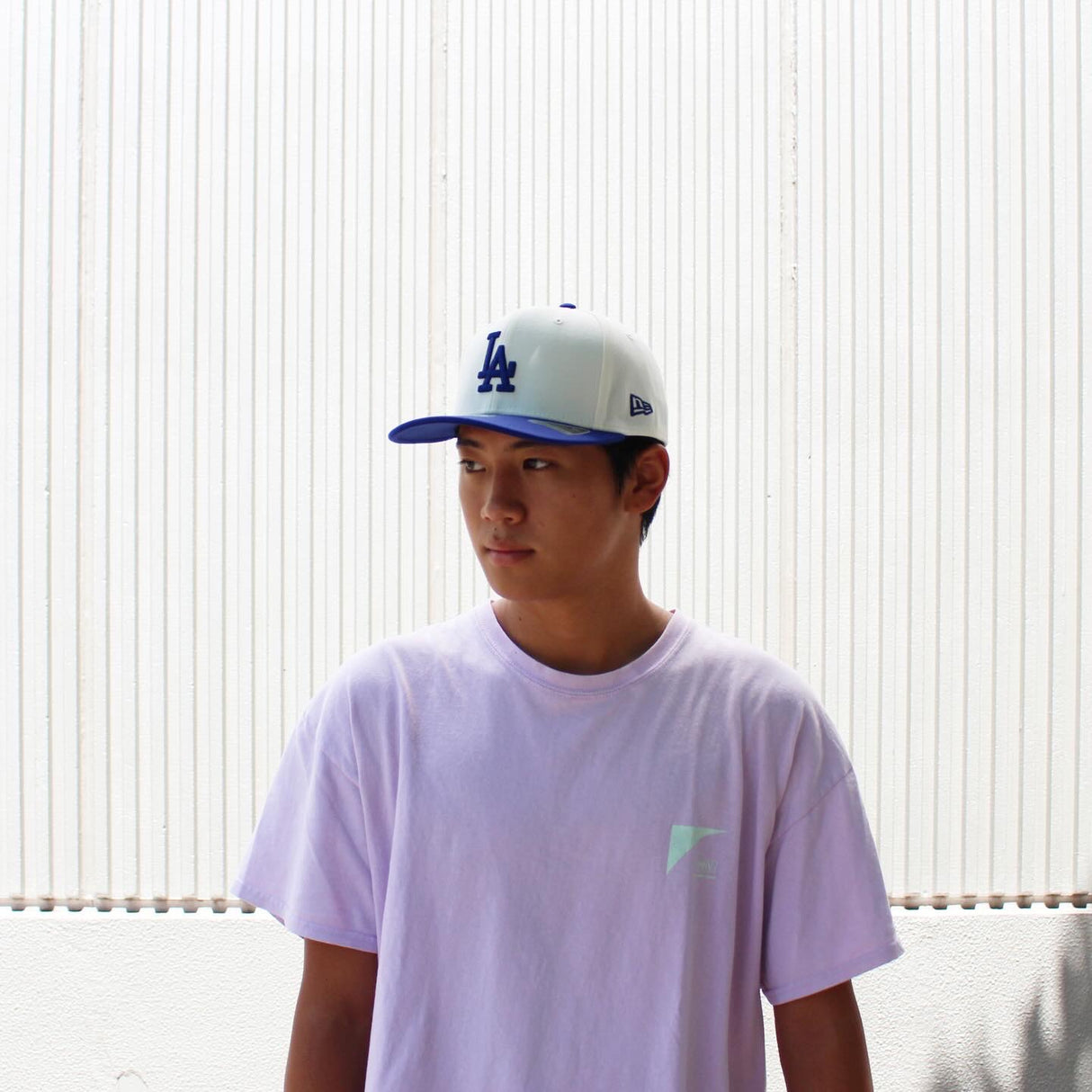 ニューエラ キャップ 9FIFTY ロサンゼルス ドジャース MLB STRETCH SNAPBACK CAP CREAM ROYAL BLUE