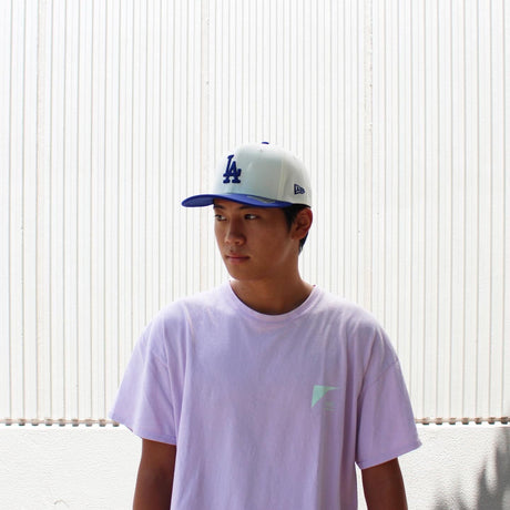 ニューエラ キャップ 9FIFTY ロサンゼルス ドジャース MLB STRETCH SNAPBACK CAP CREAM ROYAL BLUE