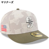 ニューエラ キャップ 59FIFTY 2025 MLB ARMED FORCES STARS N STRIPES FITTED CAP LT BEIGE OLIVE NEW ERA