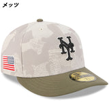 ニューエラ キャップ 59FIFTY 2025 MLB ARMED FORCES STARS N STRIPES FITTED CAP LT BEIGE OLIVE NEW ERA