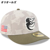 ニューエラ キャップ 59FIFTY 2025 MLB ARMED FORCES STARS N STRIPES FITTED CAP LT BEIGE OLIVE NEW ERA