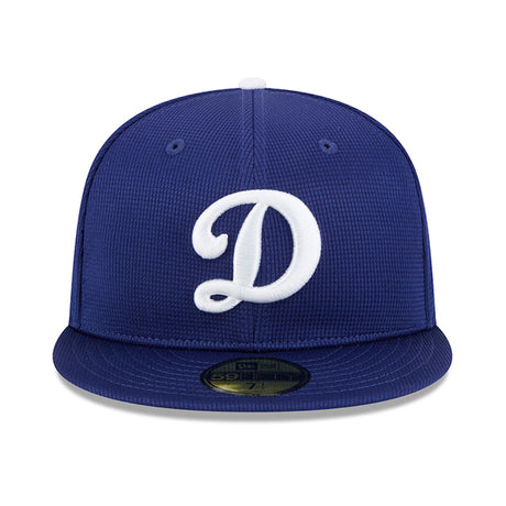 ニューエラ キャップ 海外取寄 59FIFTY ロサンゼルス ドジャース2025 MLB SPRING TRAINING BP FITTED CAP ROYAL BLUE