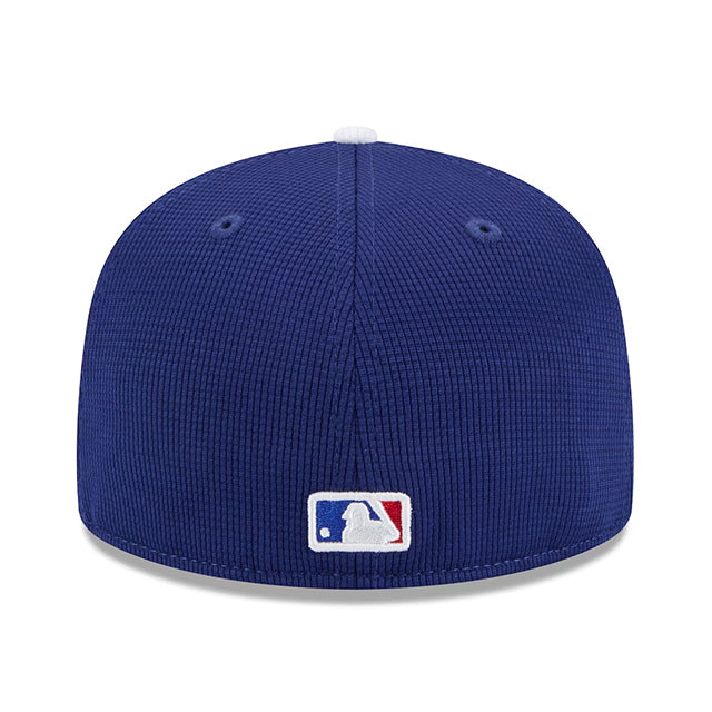 ニューエラ キャップ 海外取寄 59FIFTY ロサンゼルス ドジャース2025 MLB SPRING TRAINING BP FITTED CAP ROYAL BLUE