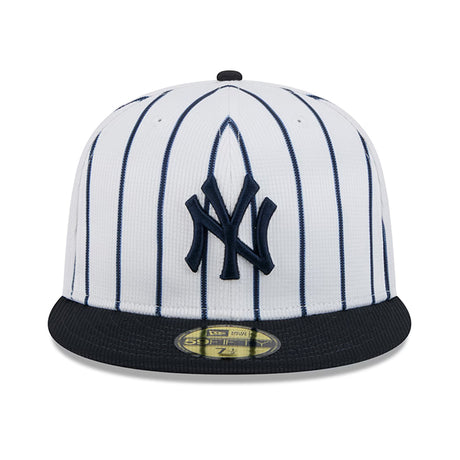 ニューエラ キャップ 海外取寄 59FIFTY ニューヨーク ヤンキース 2025 MLB SPRING TRAINING BP FITTED CAP WHITE-NAVY