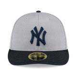 ニューエラ キャップ 海外取寄 LP59FIFTY ニューヨーク ヤンキース 2025 MLB SPRING TRAINING FITTED CAP GREY-NAVY