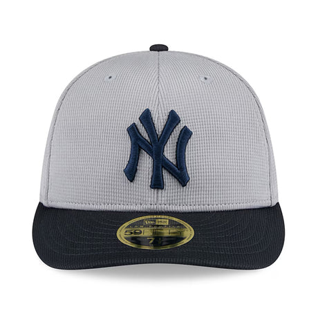 ニューエラ キャップ 海外取寄 LP59FIFTY ニューヨーク ヤンキース 2025 MLB BATTING PRACTICE BP FITTED CAP GREY-NAVY