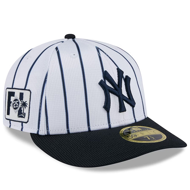 ニューエラ キャップ 海外取寄 LP59FIFTY ニューヨーク ヤンキース 2025 MLB SPRING TRAINING FITTED CAP WHITE-NAVY