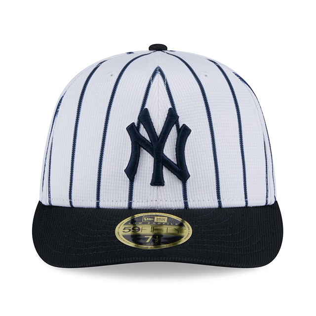 ニューエラ キャップ 海外取寄 LP59FIFTY ニューヨーク ヤンキース 2025 MLB SPRING TRAINING FITTED CAP WHITE-NAVY