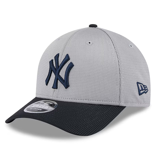 ニューエラ キャップ 9FORTY M-CROWN スナップバック ニューヨーク ヤンキース MLB 2025 MLB SPRING TRAINING SNAPBACK CAP GREY-NAVY