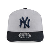 ニューエラ キャップ 9SEVENTY ストレッチ スナップバック ニューヨーク ヤンキース 2025 MLB SPRING TRAINING BP STRETCH MESH SNAPBACK CAP GREY-NAVY