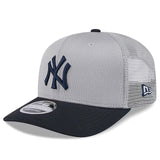 ニューエラ キャップ 9SEVENTY ストレッチ スナップバック ニューヨーク ヤンキース 2025 MLB SPRING TRAINING BP STRETCH MESH SNAPBACK CAP GREY-NAVY