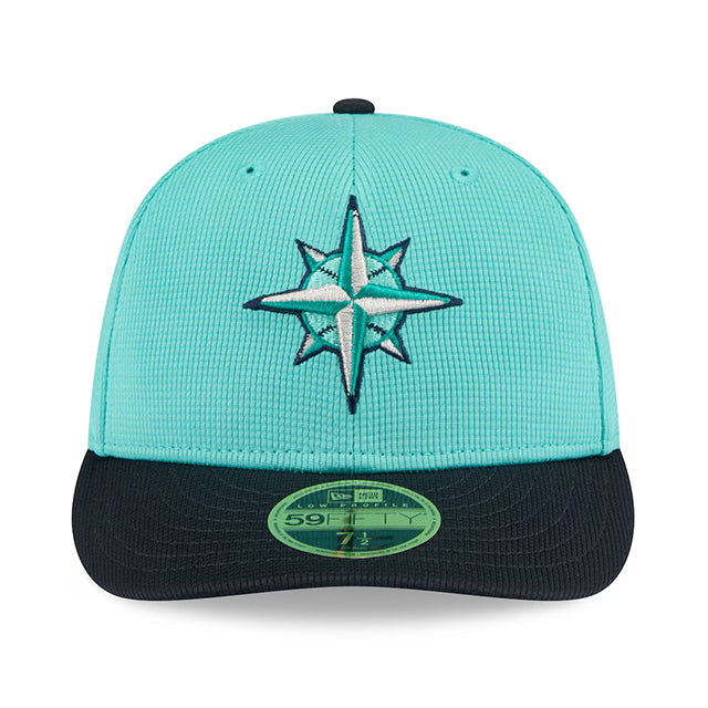 ニューエラ キャップ 海外取寄 LP59FIFTY シアトル マリナーズ 2025 MLB SPRING TRAINING FITTED CAP AQUA-NAVY