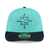 ニューエラ キャップ 海外取寄 LP59FIFTY シアトル マリナーズ 2025 MLB SPRING TRAINING FITTED CAP AQUA-NAVY