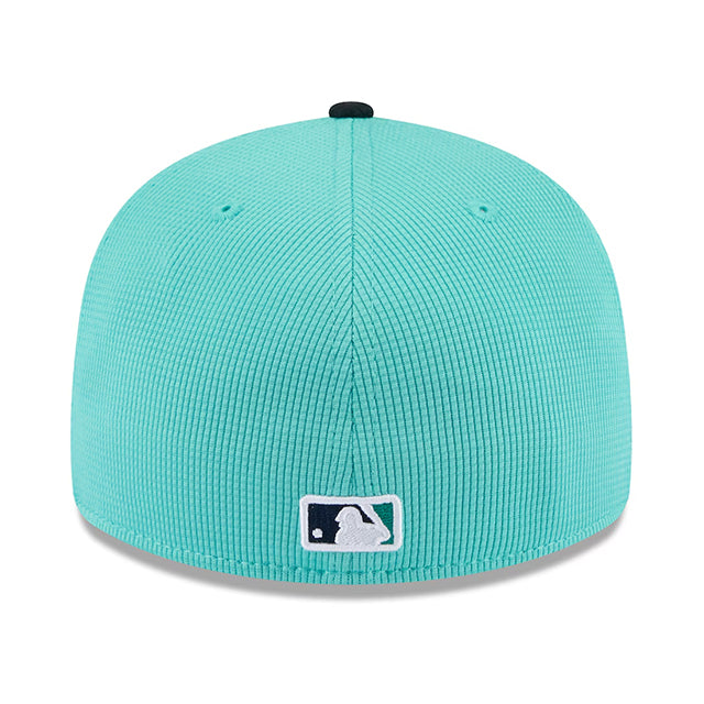 ニューエラ キャップ 海外取寄 LP59FIFTY シアトル マリナーズ 2025 MLB SPRING TRAINING FITTED CAP AQUA-NAVY