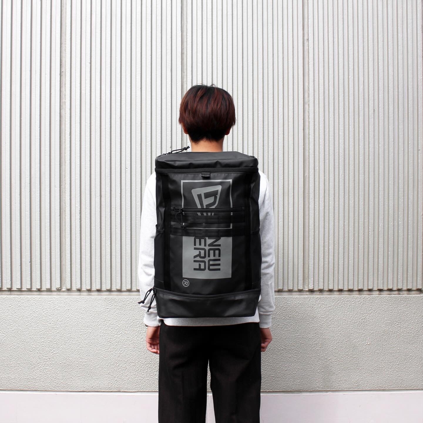 ニューエラ ボックスパック 46L BOX PACK LARGE TPU BOX LOGO BLACK