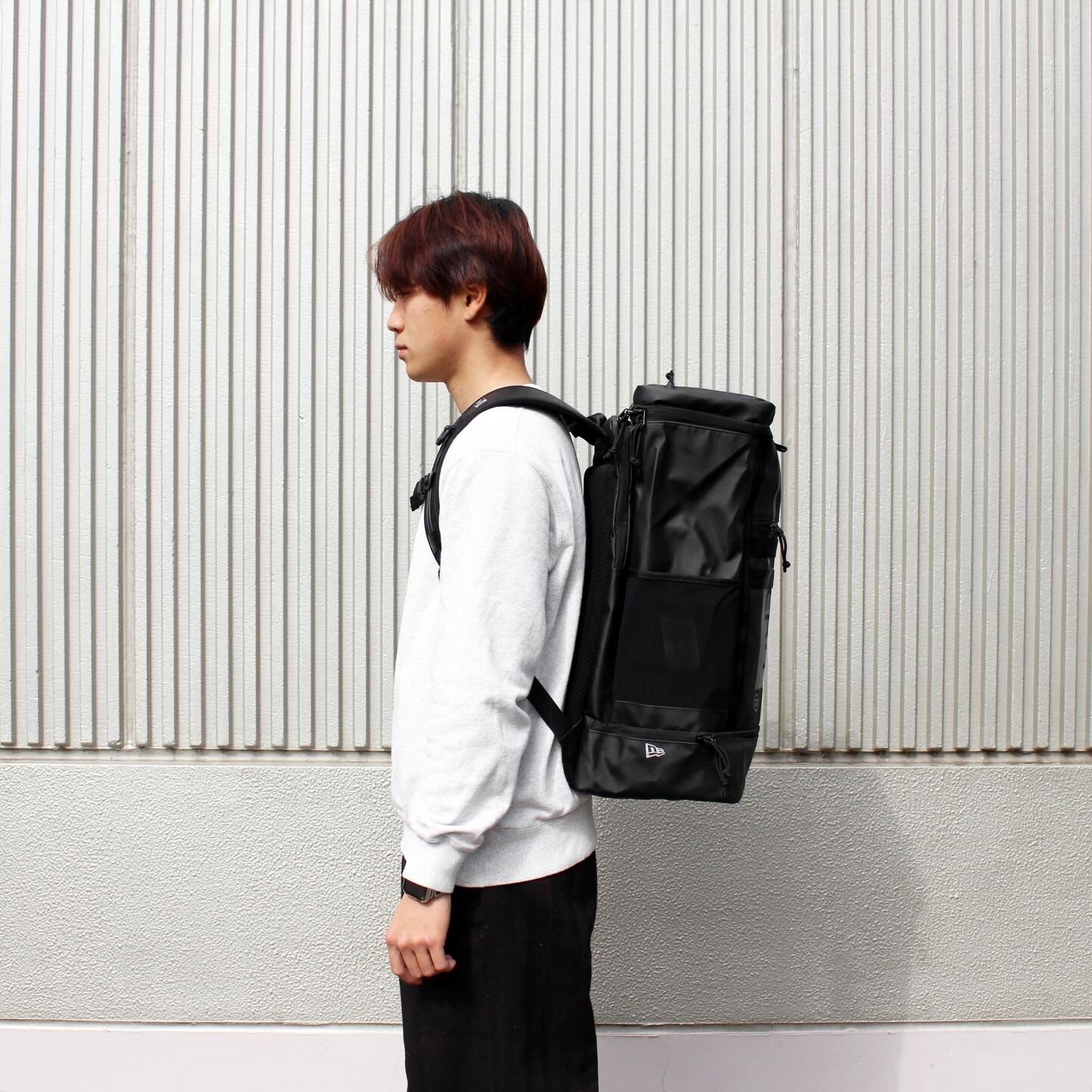 ニューエラ ボックスパック 46L BOX PACK LARGE TPU BOX LOGO BLACK