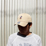 47ブランド キャップ ミッキーマウス CLEAN-UP STRAPBACK CAP KHAKI